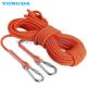 GB21976.6 Polyester Steel Wire Core Escape Rope 10 KN For Building Fire