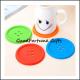 Promotion soft pvc rubber coloured button shape coaster cup pads gift supplier