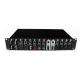 SM / MM 19inch 2U 14 ports optical media converter , Rack Chassis