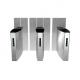 Oem Logo Sliding Turnstile / Qr Code Turnstile Door / Security Swing Barrier Gate For Public Lobby