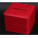 Custom Twist Display Plastic Watch Box Square White Velvet Inside High Grade