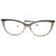 Best selling cateye shape optical frame acetate eyewear for Ladies