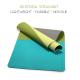 SGS Certified TPE Sport Yoga Mat With Carrying Strap Three Color Color Matching Pad