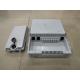 FTTH 1*8 PLC Splitter Optical Distribution Box IP65 Indonesia Telecom 2 Doors Gray