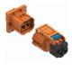 Neopower 2 Pin High Voltage Electrical Connector 40A 1000V with HVIL, Poka-Yoke & 360° Shielding