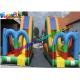 Kids Inflatable Commercial Obstacle Challeng Twin Dry Slide Factory