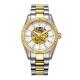 Popular Automatic Mens Wrist Watches Gold Plated CE ROHS Approved