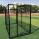Low Carbon Steel Wire Chain Link Dog Kennel / Outdoor Dog Enclosures