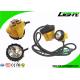 IP68 Waterproof Led Coal Miners Lamp 25000lux 10.4Ah Battery Customized Color