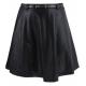 Casual Womens Fashion Skirts A Line Loose Pu Skirt For Spring / Summer