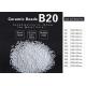 ZrO2 60-65% Ceramic Bead Blasting Density 3.85 G / Cm3 High Toughness Consistent Surface Finishes