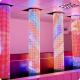 Transparent T12 Outdoor LED Mesh Screen DC12V Energy Saving Building Exterior