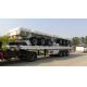 Titan 3 axle fence flatbed semi trailer with sidewall with max load 40tons