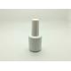 white powder coating gel polish bottle thick tough coating 18ml round gel polish bottle nail polish packaging LESS MOQ
