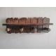 Wall Floating Shelf Wall Mounted Coat Rack 15.75 Inch, Dark Brown