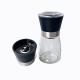 Manual Glass 189g 132mm 170ML 6oz Salt Pepper Grinder
