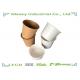 Large Kraft Paper Food to go coffee cups For Rice , Paper Lid Match