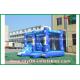 Indoor Inflatable Slide Customized 0.55mm PVC Tarpaulin Inflatable Bouncy Castle Frozen Obstacle Course For Children