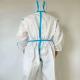 Waterproof Practical Medical Coverall Suit , Multiscene Disposable Coverall White