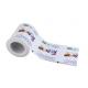 Laminated plastic package film roll gravure printing handling PET/PE laminating film roll for food packaging