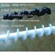 black uhmwpe carried shaft plastic screw rod for bottle extruder CONVEYOR REPLACEMENT PARTS China manufacturer  factory