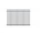 Black Iron Fences with Two Rail 8 ft x 5 ft And 1.8 m 2.0 m 2.4m