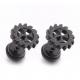 Black plate clover shape cool stud earrings piercing jewelry manufacturer
