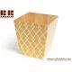 4*19.5 cm unique design creative high-end quality handmade wooden trash can  for kitchen