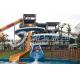 Indoor / Outdoor Custom Water Slides Games For Kids / Family Holiday Resort