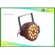 Disco Lights Par Can 18 x 15w Rgbwa 5 In 1 LED Par Light 64 With Zoom Function