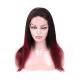 Genuine Virgin Hair Lace Wigs , Black To Red Remy Lace Wigs Human Hair