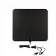 Black ABS Amplified Indoor HDTV Antenna with 50 60 or 65 Mile Range