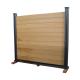 Wooden Grain Wpc Wall Fence Panel Outdoor For House