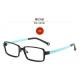 White Custom Eyeglass Frames , Kids Plastic Frames Strong Hydrolysis Resistance
