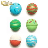 Gift Box Kids Bubble Organic Bath Bombs Toys Inside Exfoliator Function