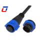 7 Pin Electrical 12V Waterproof Wire Connectors IP67 M19 Quick Lock Cable Connector