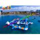 Floating Inflatable Water Parks  , Giant  0.9mm Inflatable Water Toys For Hire