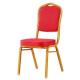 Fancy Stackable Rental Gold Iron Steel Wedding Banquet Hall Hotel Chairs For Rental