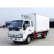 3-5 Tons ISUZU 4×2 Refrigerated Van Truck , Freezer Box Vehicle For Meat / Fish