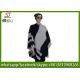 560g 130*130cm 100%Acrylic woven jacquard word poncho hot sale new style keep