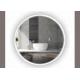 Round Shape Smart LED Bathroom Mirror Size Customized For Ladies Makeup