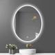 Oval Shape Glass Wall Mounted Vanity Mirror With Defogging Screen