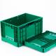 Blue Folding Container Collapsible Plastic Crate for Versatile Storage Solutions