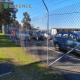 6ft Height Diamond Mesh Chain Link Fence Ideal For Green Garden Farm Square Post Type