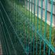 Green Color Welded Wire Mesh Fence Panels Practical Garden Fencing 2D PVC Coated