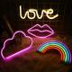 Wholesale Styles Led Neon Light Colorful Rainbow Neon Sign for Room Home Party Wedding Decoration Xmas Gift Neon Lamp