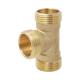 8mm 10mm Compression Tee  Brass Equal Tee MM