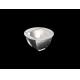 Grey Color LED Light Reflector Φ75*42.4mm Diameter Low Glare for Retail Office and Entertainment