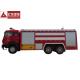 Northern Benz Fire Fighting Vehicle , Large Fire Truck Red Color Large Volume