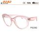 Lady's fashionable plastic sunglasses with 100% UV protection lens.as a gift for girlfriend